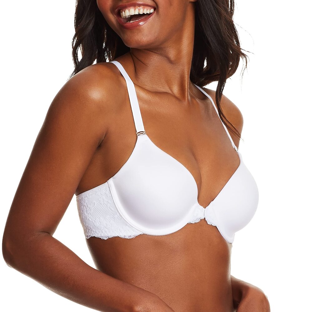 Maidenform Women's White Pure Genius T-Back Bra 34DD - Picture 2 of 4